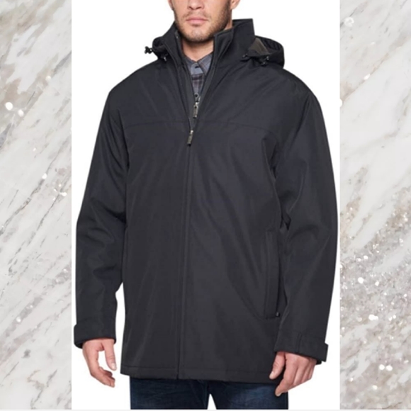 Weatherproof Other - *Weather Ready* Weatherproof Men's Water Resistant Jacket w/Hood Black XL